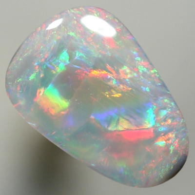 SOLID SEMI BLACK OPAL Rolling flashes of bright clean colour